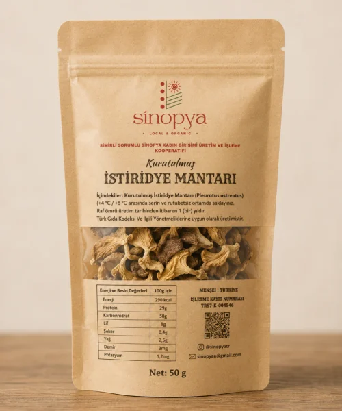 İstiridye Mantarı Kurusu 50 GR